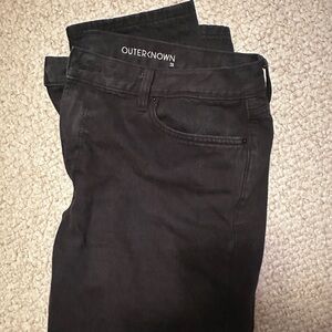 Outerknown Drifter Tapered Fit Black Jeans Size 36